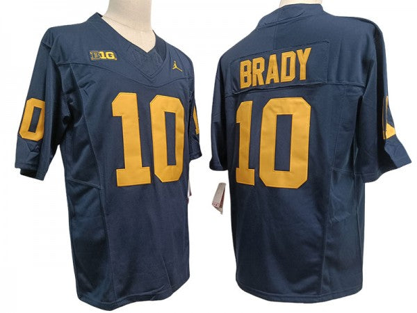 Michigan Wolverines #10 Navy Vapor F.U.S.E. Limited Jersey - Tom Brady