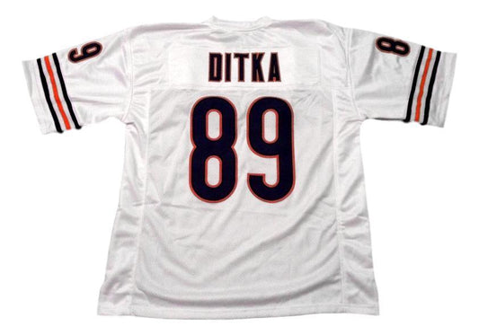 Ditka Jersey #89 Custom Unsigned Football Stitched White