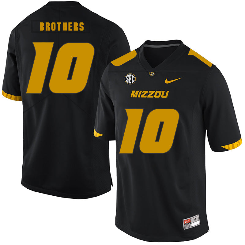 Missouri Tigers #10 Kentrell Brothers College Football Jersey Black