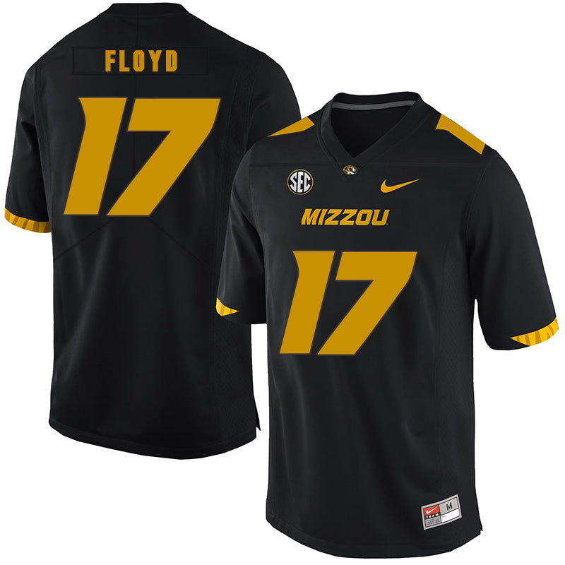 Missouri Tigers #17 Richaud Floyd NCAA College Football Jersey Black