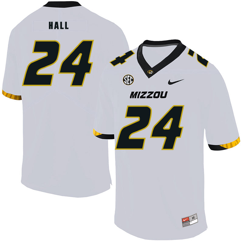 Missouri Tigers #24 Terez Hall NCAA College Football Jersey White
