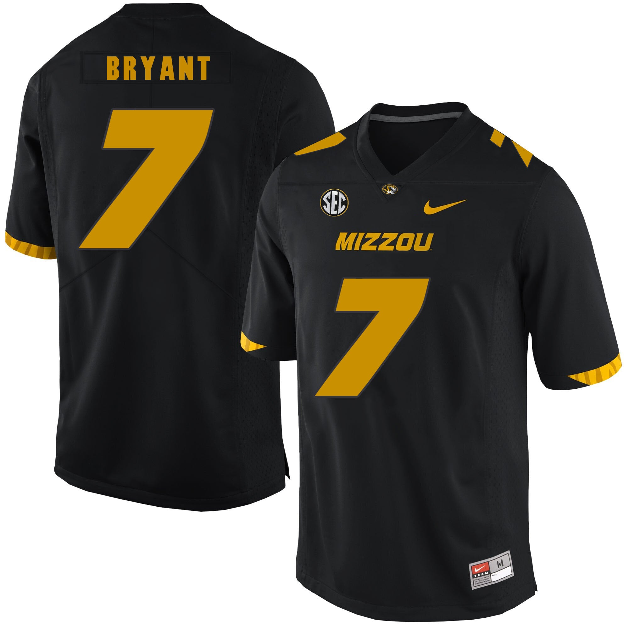 Missouri Tigers #7 Kelly Bryant College Football Jersey Black