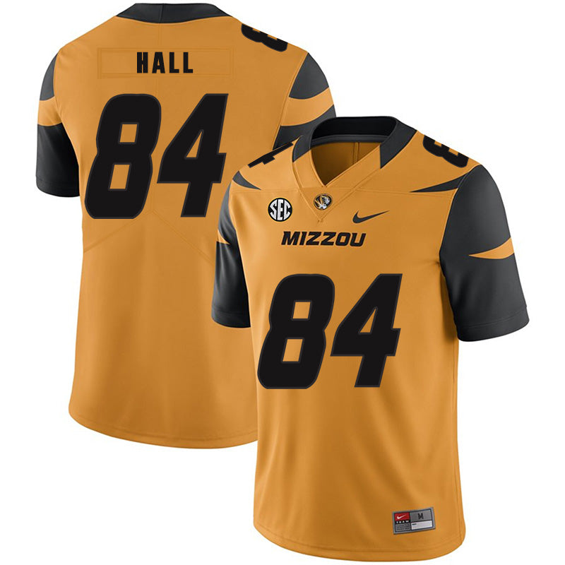 Missouri Tigers #84 Emanuel Hall NCAA College Football Jersey Gold