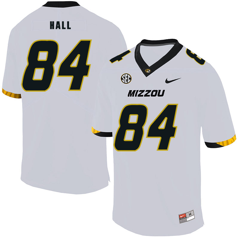 Missouri Tigers #84 Emanuel Hall NCAA College Football Jersey White