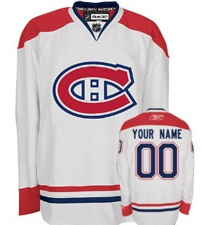 Montreal Canadiens Customized White Jersey
