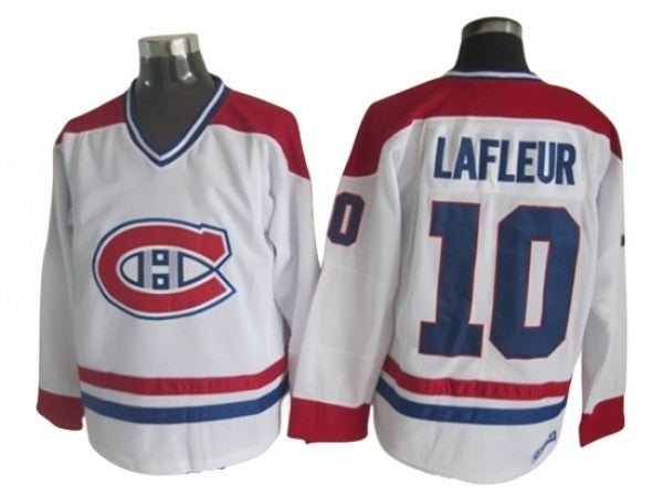 Montreal Canadiens #10 Guy Lafleur Vintage CCM Jersey - White