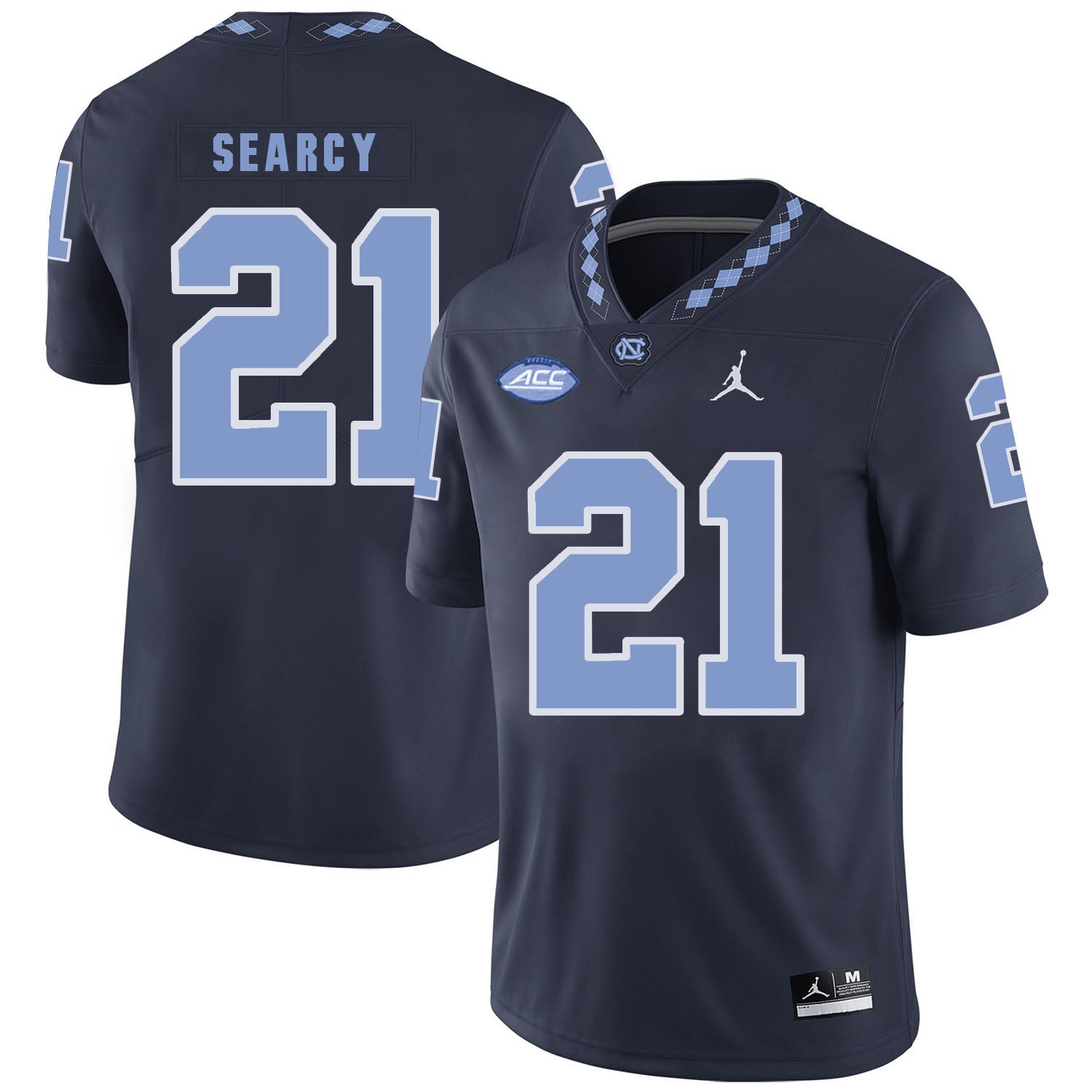 North Carolina Tar Heels #21 Da'Norris Searcy Football Jersey Black