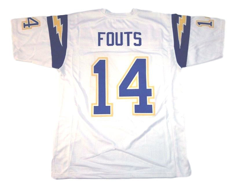 Dan Fouts Jersey #14 Custom Unsigned Football Stitched White