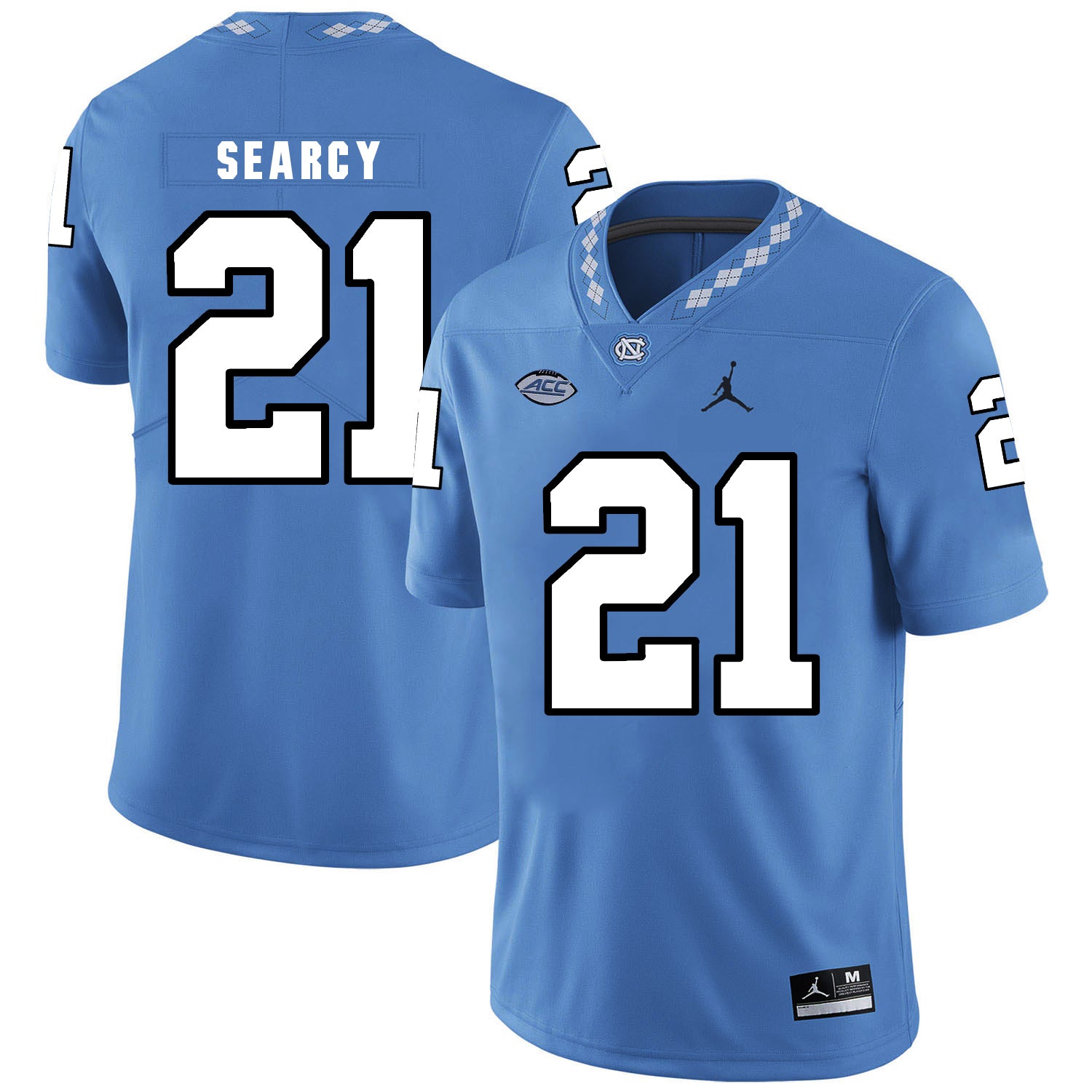 North Carolina Tar Heels #21 Da'Norris Searcy Football Jersey Blue
