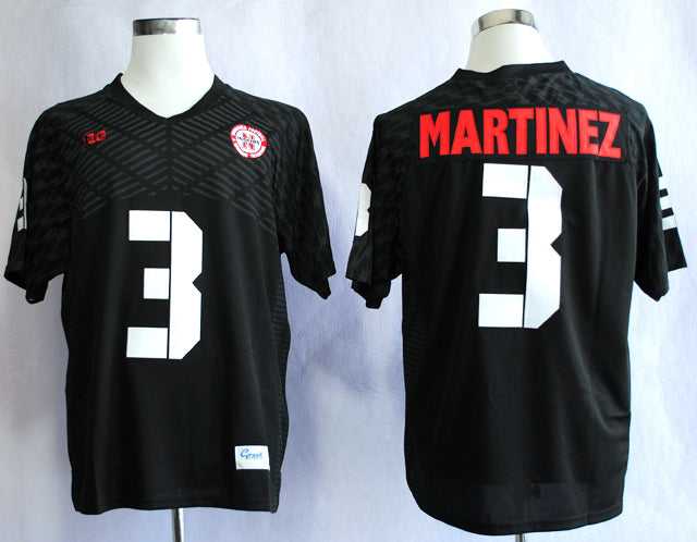 Nebraska Cornhuskers #3 Taylor Martinez College Football Jersey Black With Name