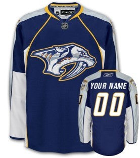 Nashville Predators Customized Blue Jersey