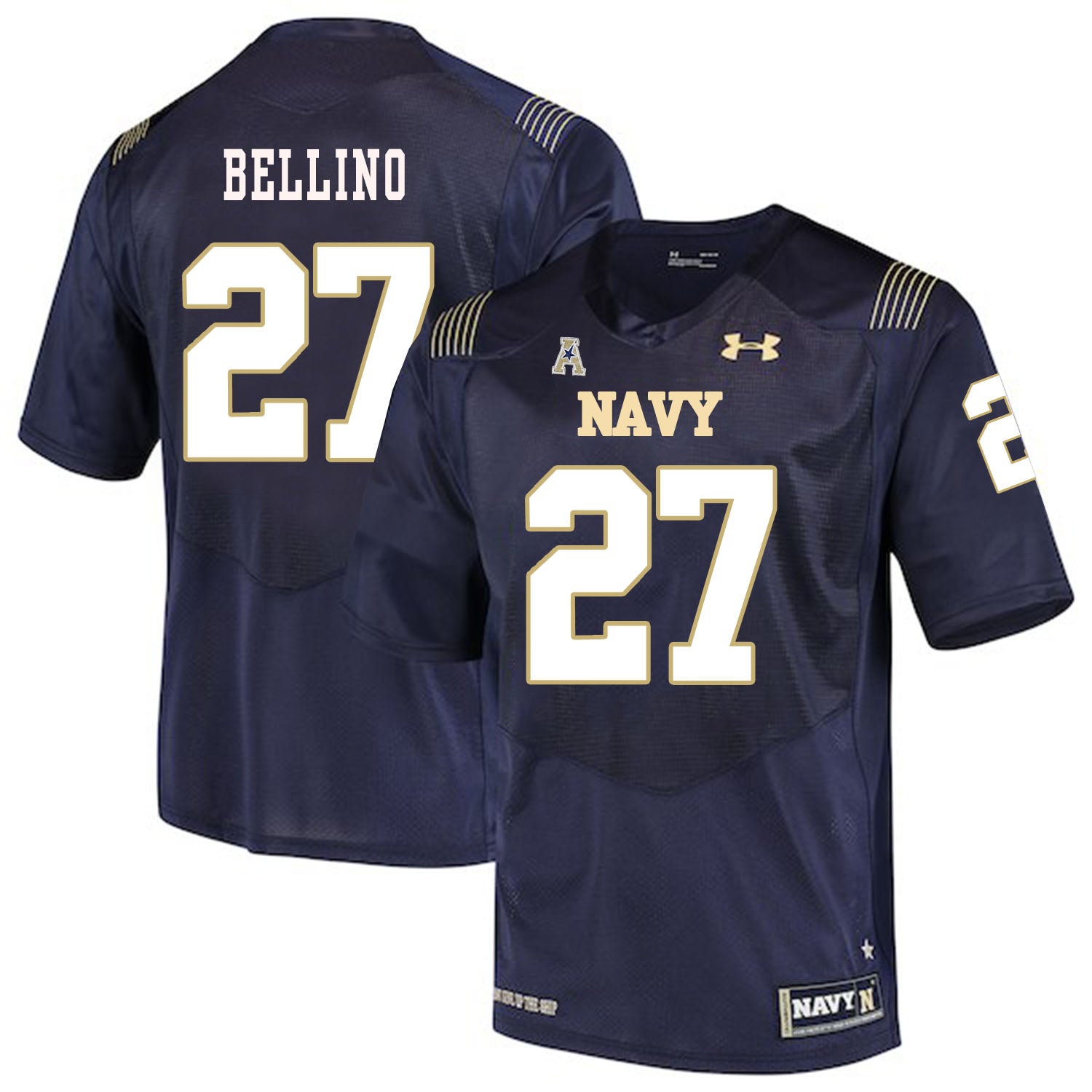 Navy Midshipmen #27 Joe Bellino College Football Jersey Stitched