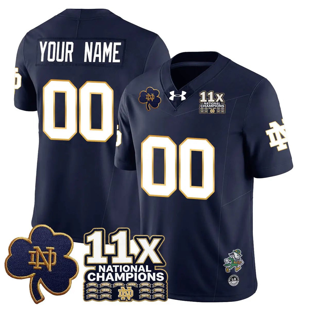 Men Notre Dame 11x-Time Football National Champions Vapor Limited Jersey
