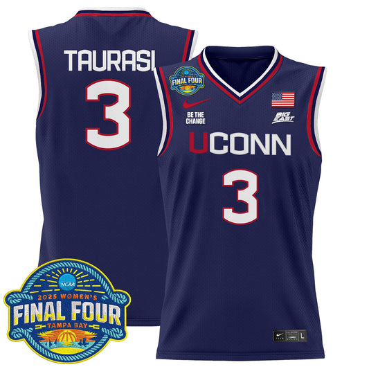 Diana Taurasi Jersey #5 UConn Huskies 2025 Big Eat Final Four Patch Navy