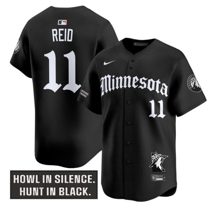 Naz Reid Jersey #11 Minnesota Timberwolves Gothic North Howl Edition White