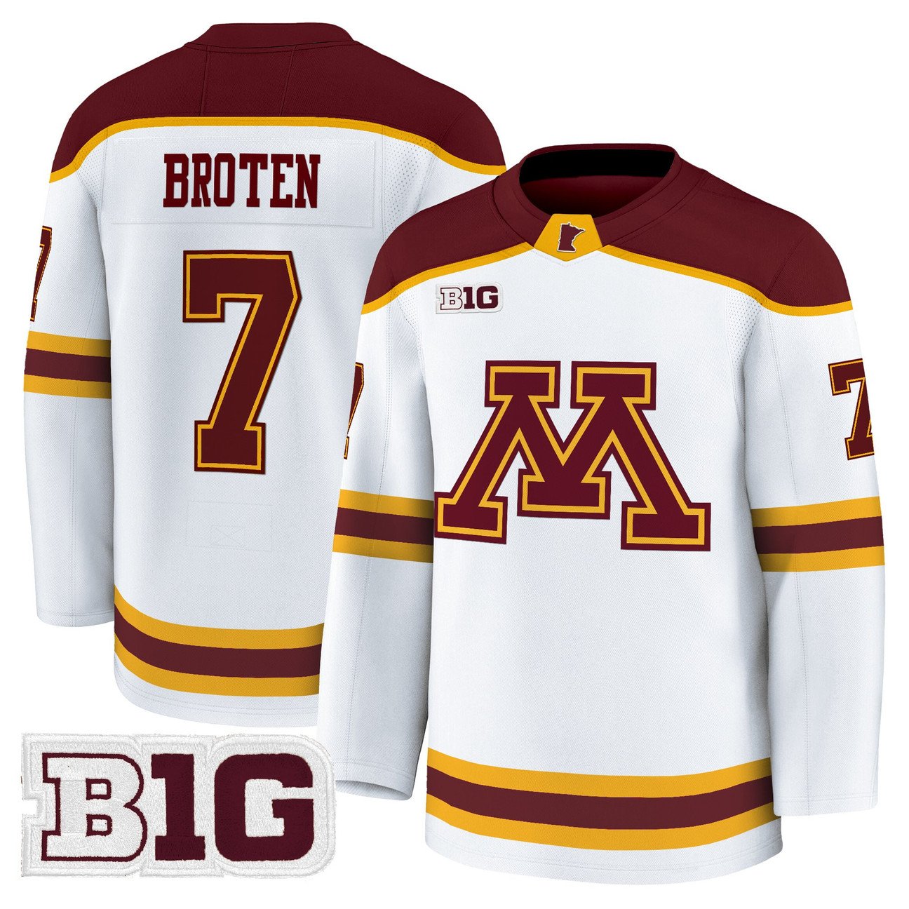 Neal Broten Jersey #7 Minnesota Golden Gophers 2025-26 Premium Stitched