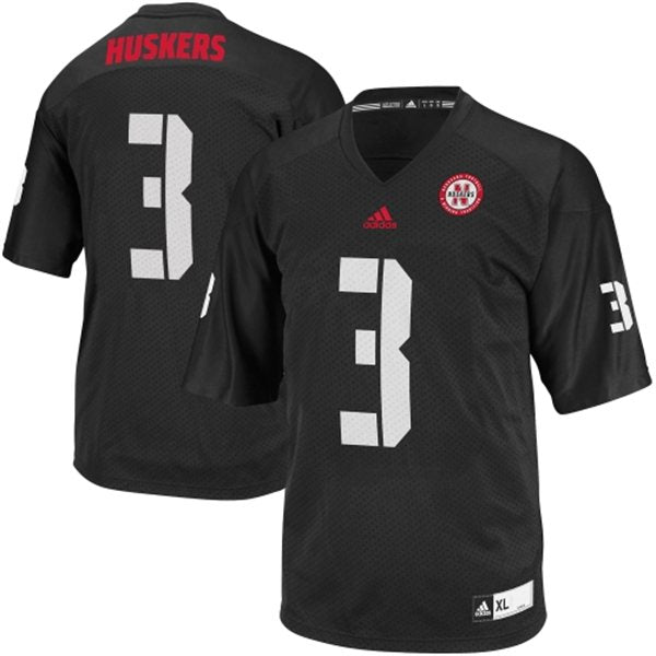 Nebraska Cornhuskers #3 Taylor Martinez College Football Jersey Black
