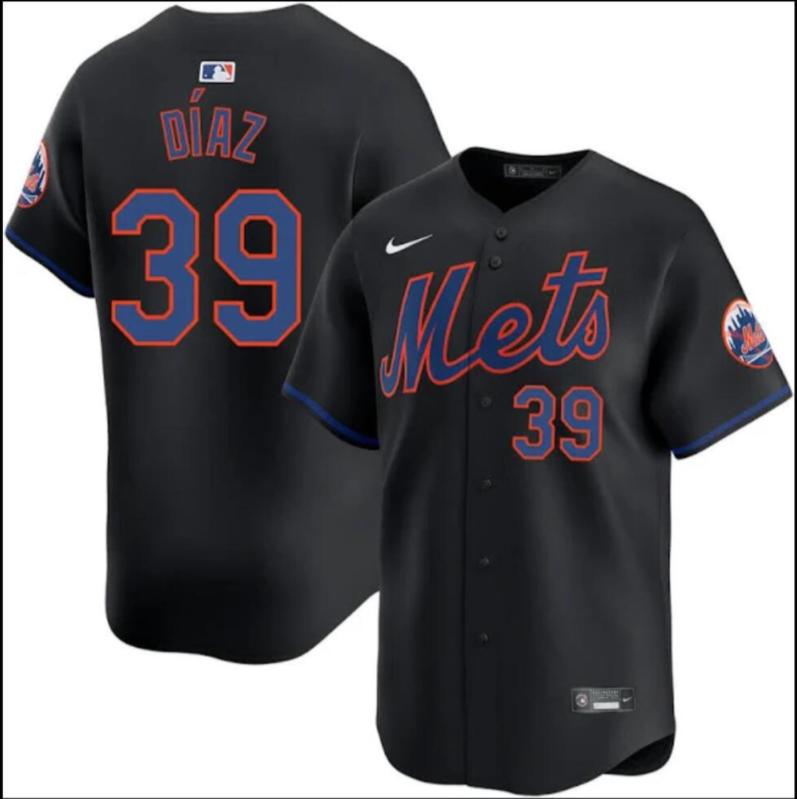 New York Mets #39 Edwin Diaz Jersey Stitched Blue