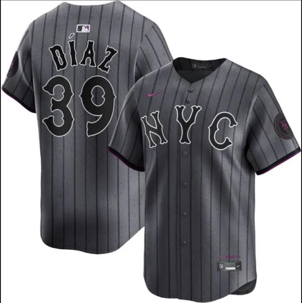 New York Mets #39 Edwin Diaz Jersey Stitched Grey Alternate