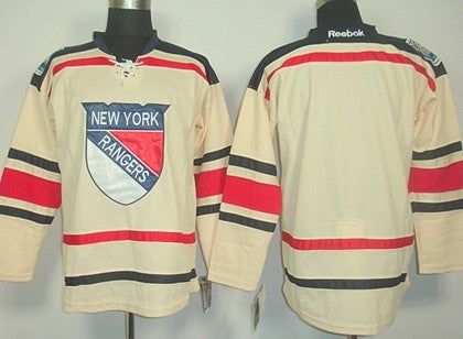 New York Rangers Customized 2012 Winter Classci Cream Jersey