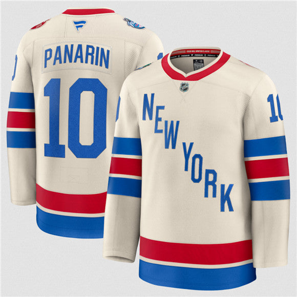 New York Rangers #10 Artemi Panarin Cream 2026 Winter Classic Stitched Hockey Jersey