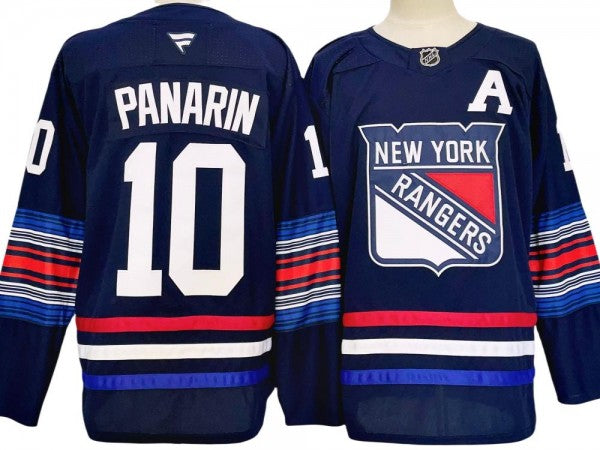 New York Rangers #10 Artemi Panarin White Away Jersey