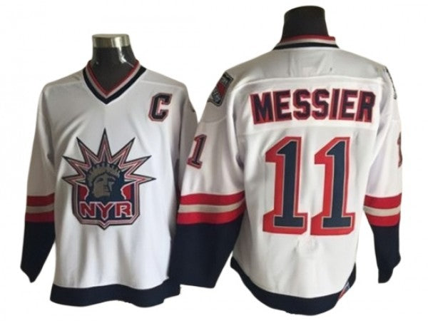 New York Rangers #11 Mark Messier 1998 Vintage CCM Jersey -White