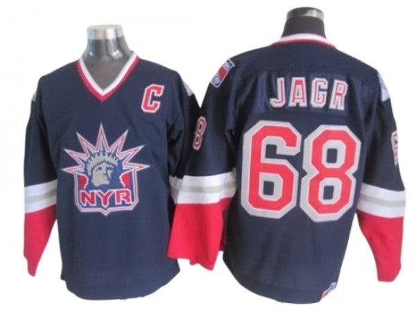 New York Rangers #68 Jaromir Jagr 1998 Vintage CCM Jersey - White