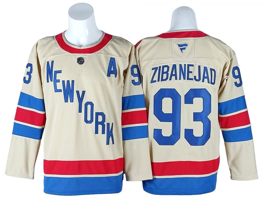 New York Rangers #93 Mika Zibanejad Beige 2026 NHL Winter Classic Jersey