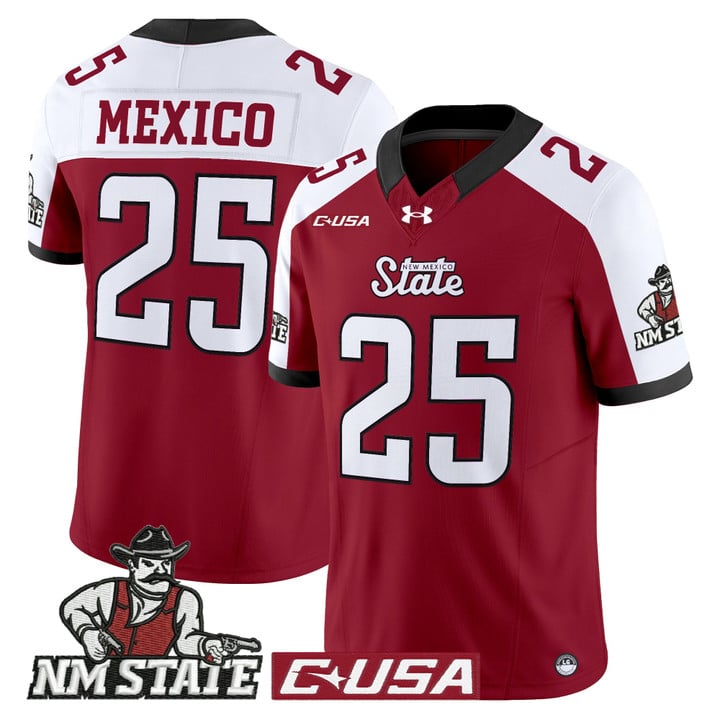 New Mexico Jersey #25 New Mexico State Aggies 2025 Vapor Stitched