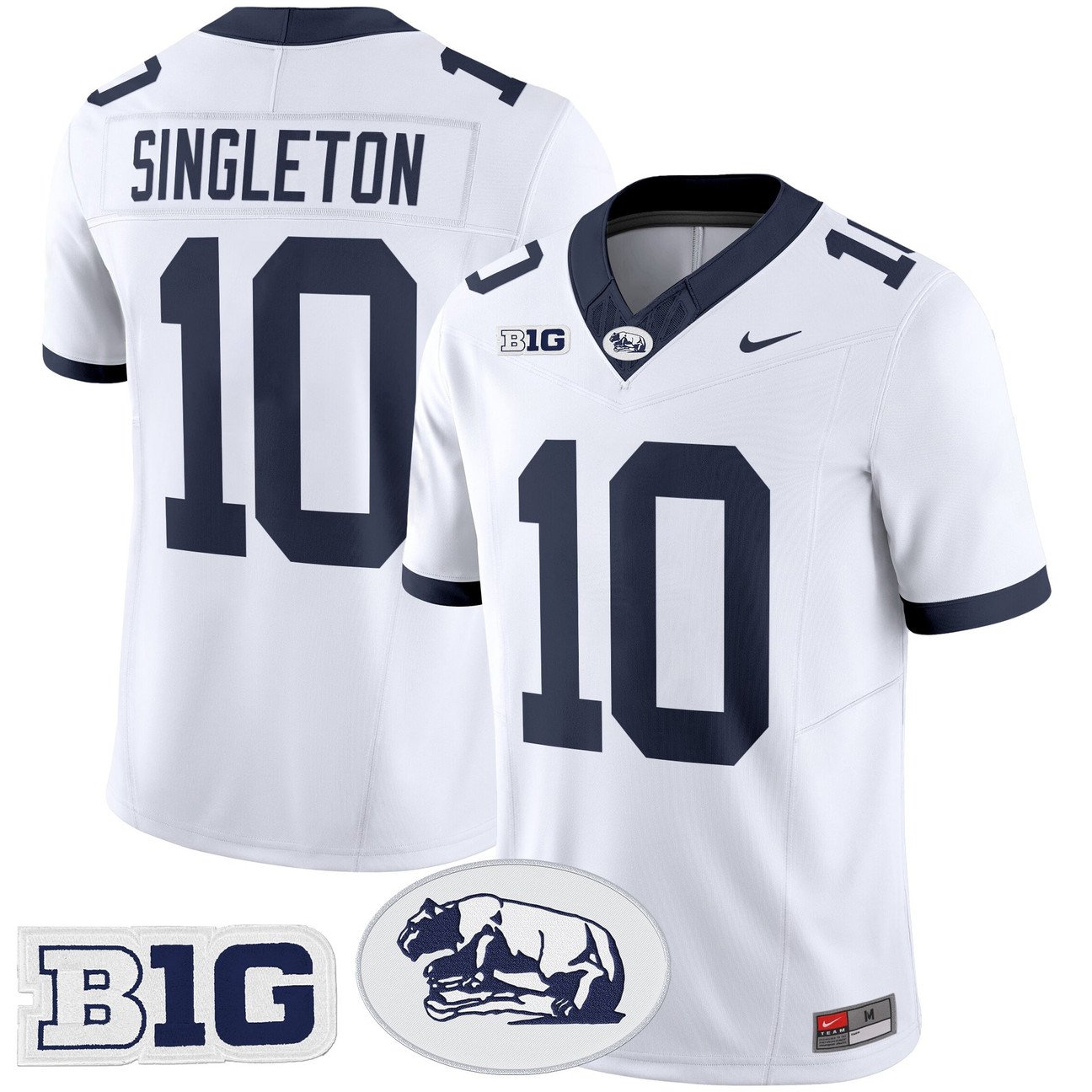 Nicholas Singleton Jersey #10 Penn State Nittany Lions 2025 Throwback Limited Stitched