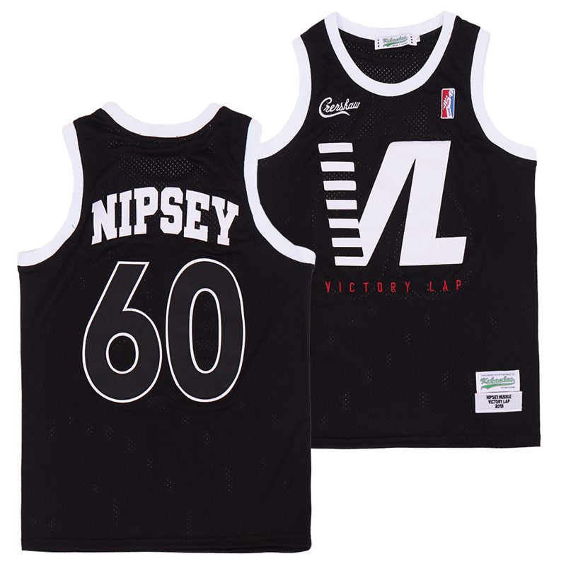 Nipsey #60 Hussle Victory Lap Movie Basketball Jersey Black