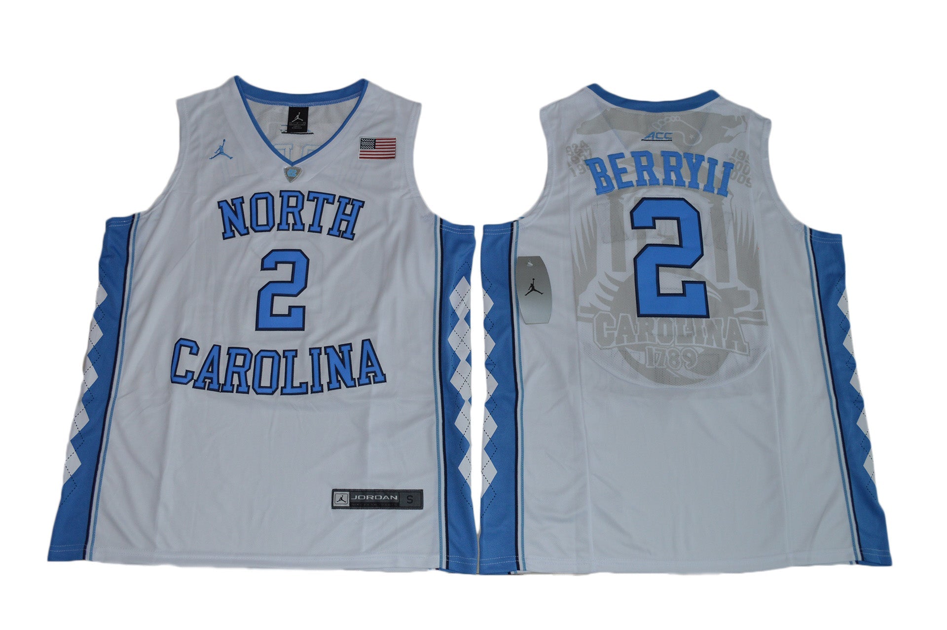 North Carolina Tar Heels #2 Joel Berry II NCAA Basketball Jersey White