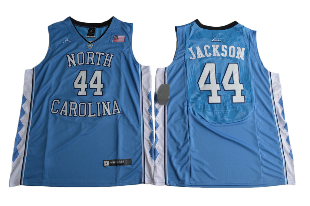 North Carolina Tar Heels #44 Justin Jackson NCAA Basketball Jersey Blue