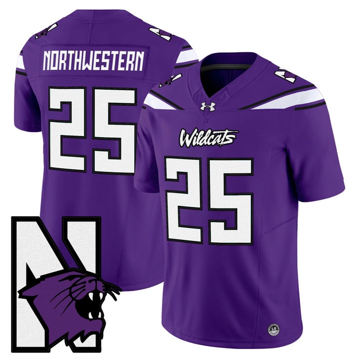 Northwestern Jersey #25 Northwestern Wildcats Honoring 95 Vapor Limited Stitched