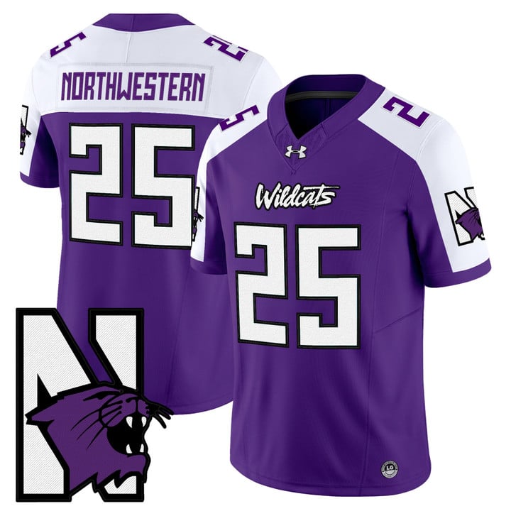 Northwestern Jersey #25 Northwestern Wildcats Honoring 95 Vapor Limited Stitched
