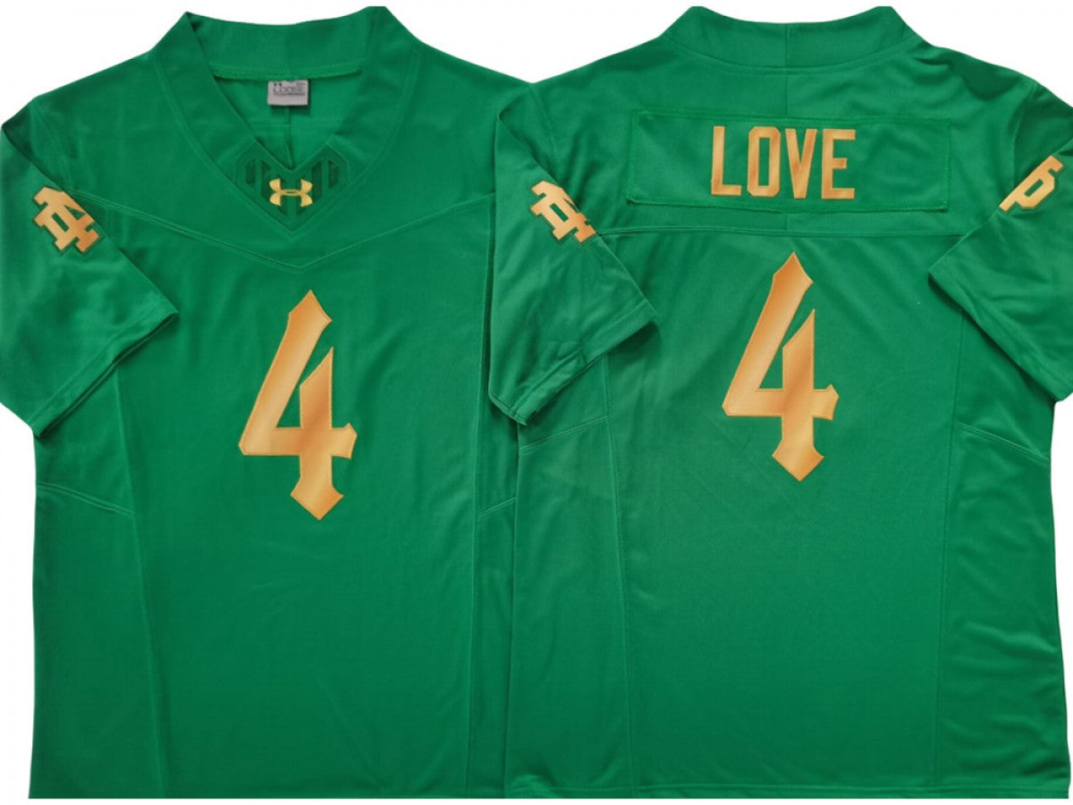 Notre Dame Fighting Irish #4 Jeremiyah Love Vapor F.U.S.E. Limited Jersey
