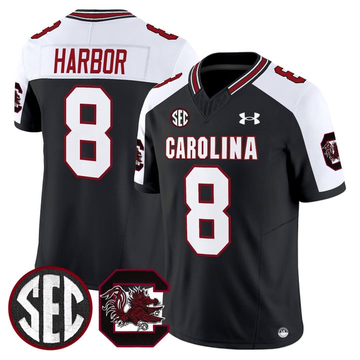 Nyck Harbor Jersey #8 South Carolina Gamecocks 2025 Stitched Black Alternate