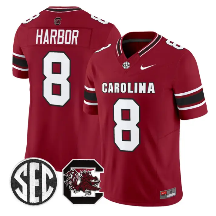 Nyck Harbor Jersey #8 South Carolina Gamecocks 2026 Limited Stitched