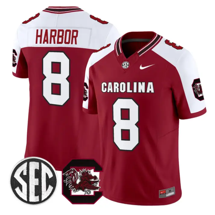 Nyck Harbor Jersey #8 South Carolina Gamecocks 2026 Limited Stitched