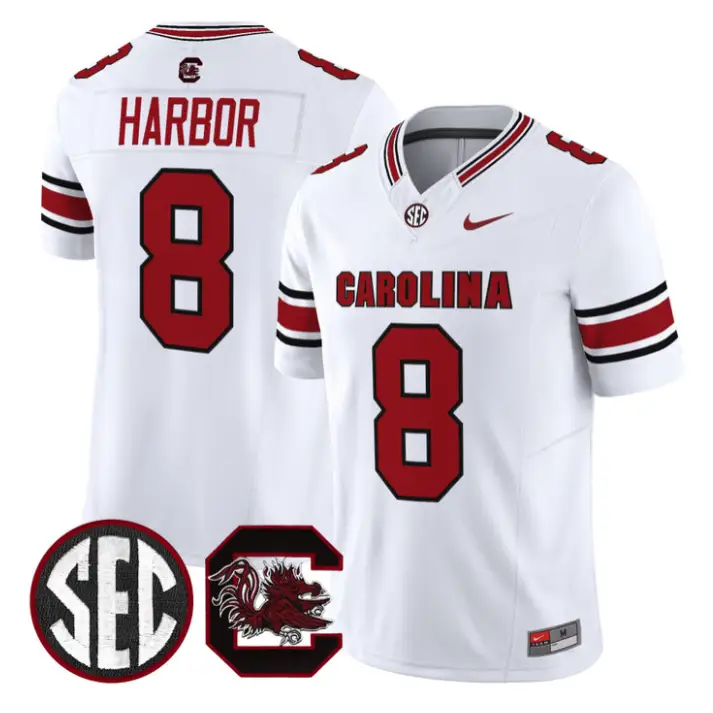 Nyck Harbor Jersey #8 South Carolina Gamecocks 2026 Limited Stitched