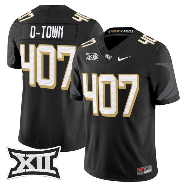 O-Town Jersey #407 UCF Knights 2025 Vapor Limited Football Stitched Black