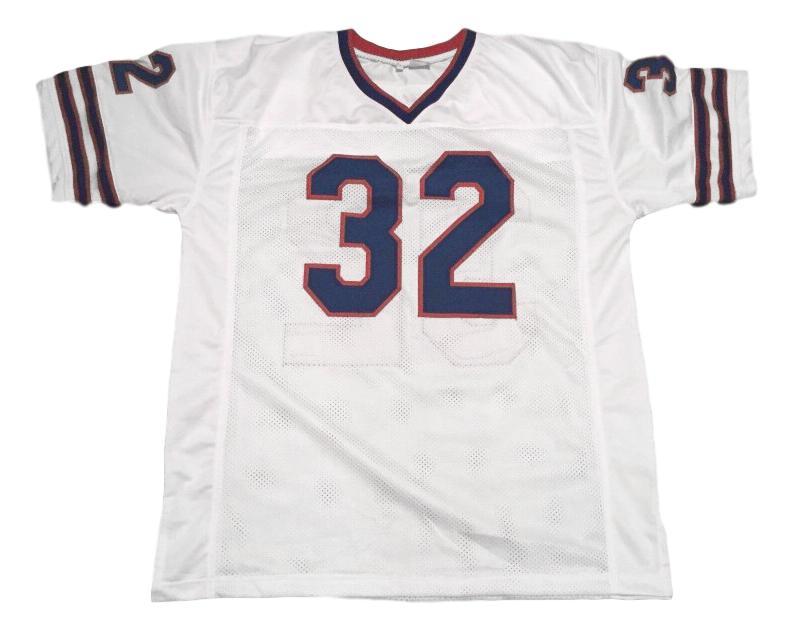 O.J. Simpson CUSTOM STITCHED Unsigned Football Jersey White