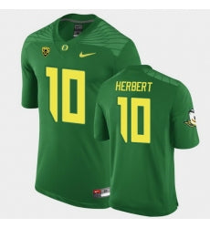 Oregon Ducks Justin Herbert Replica Green Game Football Jersey