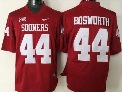 Oklahoma Sooners #44 Brian Bosworth Red College Football Jersey