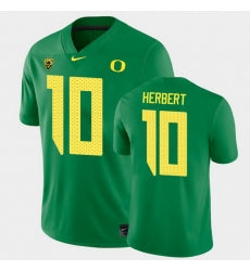 Oregon Ducks Justin Herbert College Football Green Game Jersey