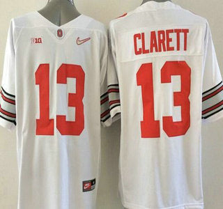 Ohio State Buckeyes #13 Maurice Clarett White Diamond Quest College Football Limited Jersey
