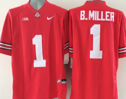 Ohio State Buckeyes #5 Baxton Miller Red College Football Lmited Jersey