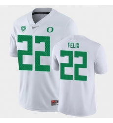 Oregon Ducks Darrian Felix Game White College Football Jersey