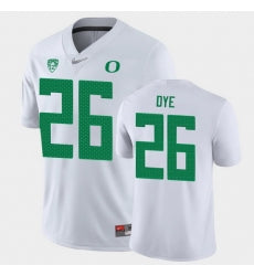 Oregon Ducks Travis Dye Game White College Football Jersey